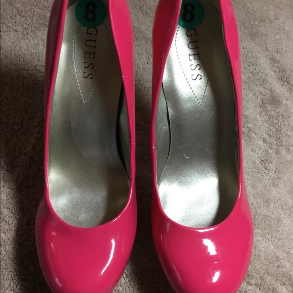 Guess Shoes Guess Hot Pink Heels 8 Poshmark